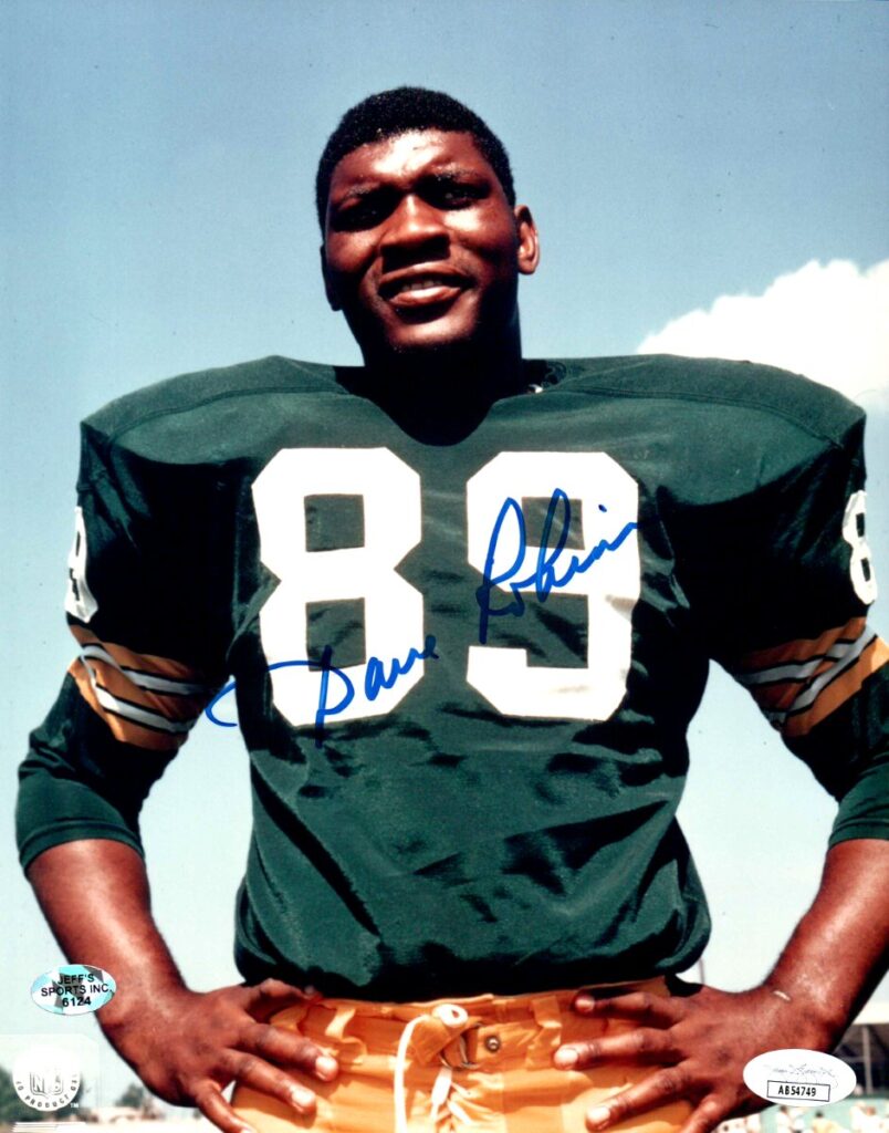 Dave Robinson nfl hof packers signed signing signature auto autograph