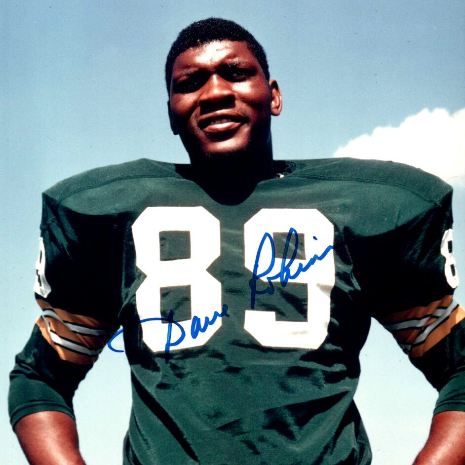 Dave Robinson nfl hof packers signed signing signature auto autograph