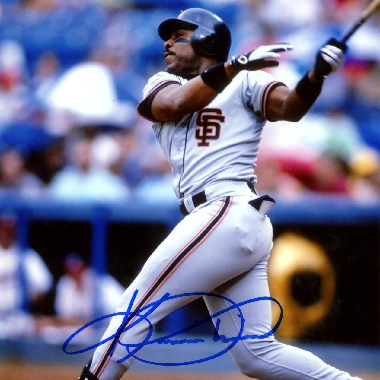 Kevin Mitchell giants signed signing signature auto autograph